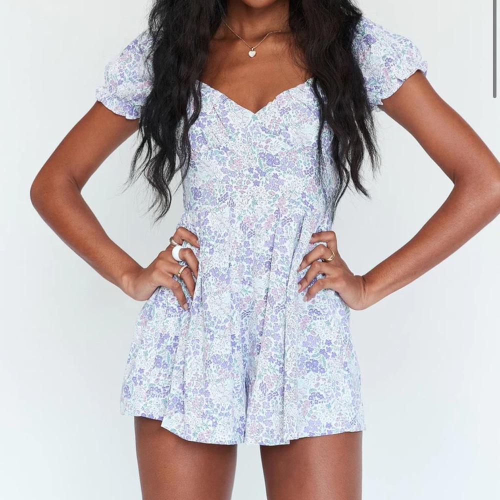 Floral Princess Polly romper